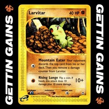 Larvitar - 89/147 - Common - Aquapolis - Pokemon Card - LP on eBay