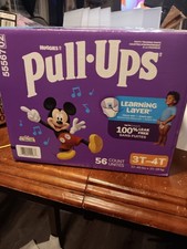 Huggies Pull-Ups Learning Layer Training Pants for Toddlers 3T-4T, 56 Count