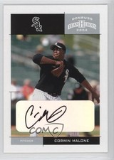 2004 Donruss Team Heroes Auto Corwin Malone #92 Auto 2u3