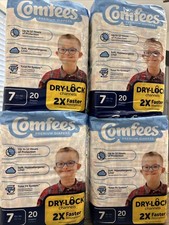 Case Of 4 Packs Comfees Baby Diaper Size 7 Over 41 lbs. CMF-7 20 Ct