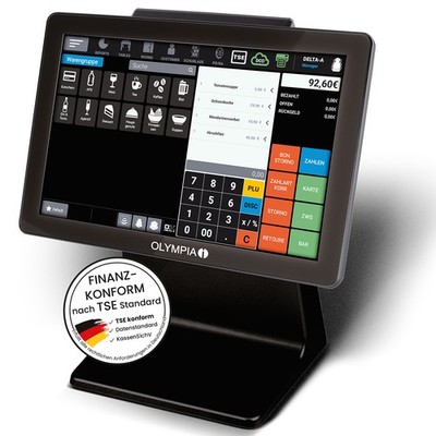 Olympia TS10 Allrounder Touch Scan Handel Gastro schwarz