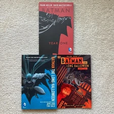 BATMAN YEAR ONE THE LONG HALLOWEEN TPB + SPECIAL LOT of 3 DC comics