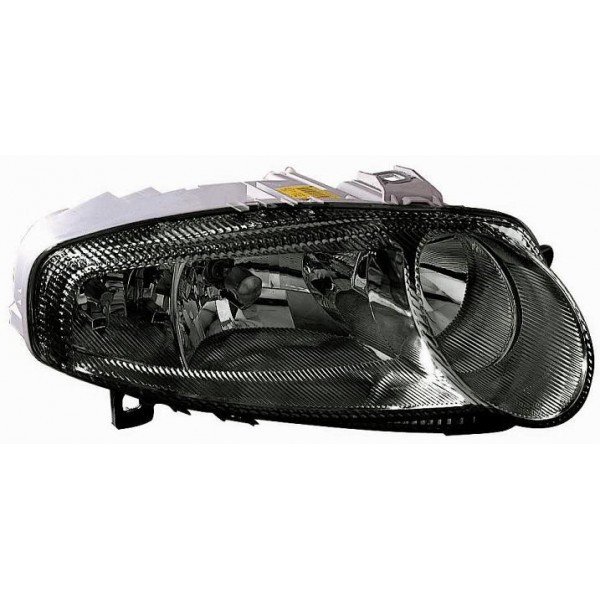 Scheinwerfer Vorne Links FüR Alfa 147 2000 Al 2004 Schwarz OEM 60686818-image
