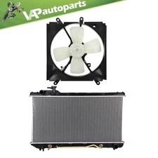 Radiator and Cooling Fan Assembly Car Electric For 1996-1997 Toyota RAV4 2.0L