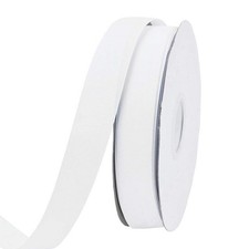 1 inch White Grosgrain Ribbon 50 Yards Per Roll for Gift Wrapping Crafts Bow ...