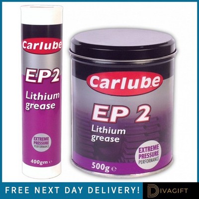 CARLUBE EP2 LITHIUMFETT MULTI PURPOSE EXTREME PRESSURE PERFORMANCE 400G 500G