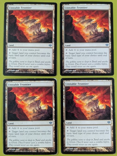 Unstable Frontier x4 Conflux 4x Playset Magic the Gathering MTG