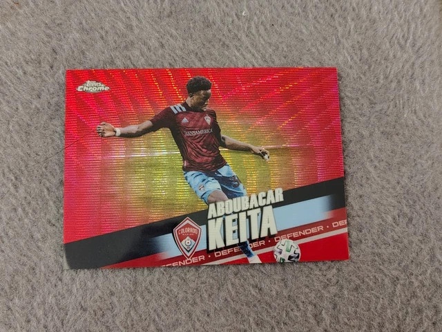 2022 Topps MLS Aboubacar Keita Colorado Rapids Red Wave #4/5