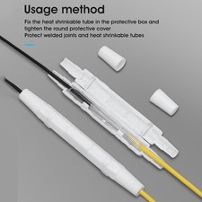 Boîte À Câbles En Fibre Optique 100PCS Tube Rond Manchons Rétractables