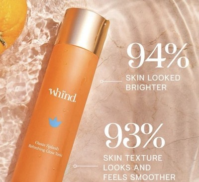 Whind Oasis Splash Refreshing Tonic And Brightening Eye Mask Combo