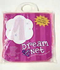 Club Libby Lu Dream Net Pink Princess Canopy 2000s Y2K Room Decor NWT