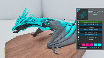  ARK Survival Ascended OFFICIAL PVE - ICE WYVERN TOP STATS