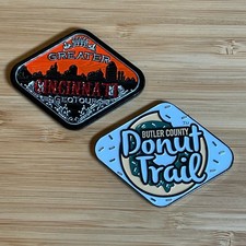 Greater Cincinnati GeoTour and Butler County Donut Trail Geocoins Geocaching