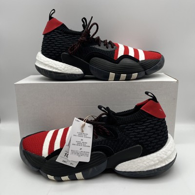 Adidas Trae Young 2 Mens 10 Chinese New Year Training Shoe Black Red IF2163 NWT