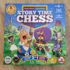 Story Time Chess Educational Game Read A Story/Learn Chess - COMPLETE