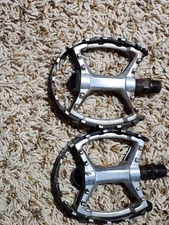 Vintage Wellgo XLC LU393 BMX Racing Pedals 9/16” Black   mtb