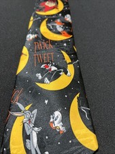 Vintage Looney Tunes Twick Or Tweet Tie - Halloween - 100 Polyester 1996