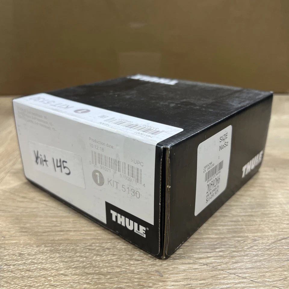 Thule 5130 Evo/Edge зажим багажник на крышу подходит набор для 2017-18 Toyota Corolla iM набор 145 - Изображение 3 из 4