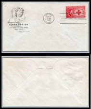 US FDC # 967 3c Clara Barton   HF  1948, 9p7950