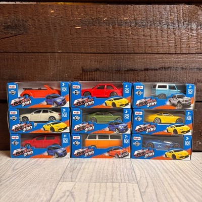 Maisto Fresh Metal 100 Collection 1:64 Modell PKW Auto Ford Audi VW Porsche