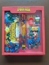 Spider Man Kids Stationary Set   Includes Pencil Box, Pencils, Crayons, Eraser