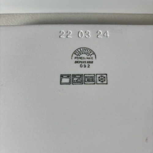 ZWEI Pillivuyt Culinaire Weiß Porzellan 11,5”&9,5” Rechteck Bäcker Backformen - Bild 7 von 8