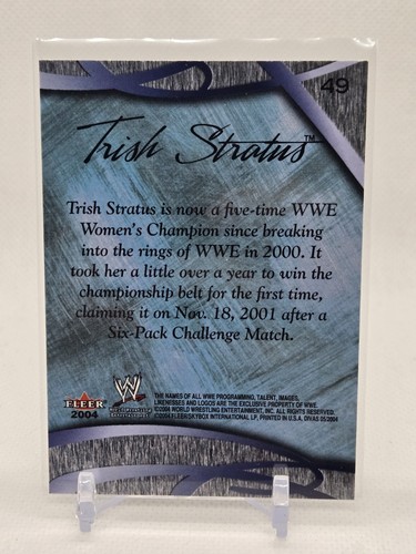 2004 Fleer WWE Divine Divas 2005 Trish Stratus #49 - Bild 2 von 2
