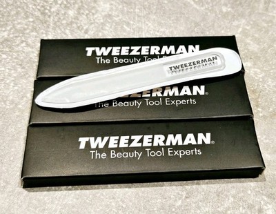 3x Tweezerman Manicure Mini Glass Nail File 3-Stück