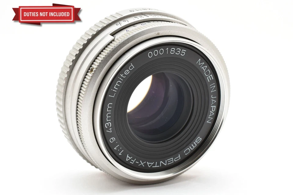 [MINT] PENTAX FA 43mm f/1.9 Limited Silver Lens for Pentax K From JAPAN - Image 4 of 4
