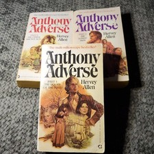 Anthony Adverse Hervey Allen 1978 Warner Books 3 Volume Set Illustrated