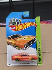 2014 Hot Wheels #238 HW Workshop-Muscle Mania '73 FORD FALCON XB Orange w/Pr5 Sp