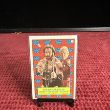 Topps 1987 Topps WWF Base Set #114 Hercules & Bobby 