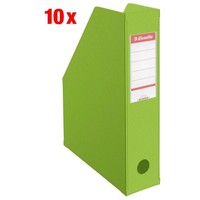 10 Esselte Stehsammler 56006 GrüN Kunststoff, Din A4