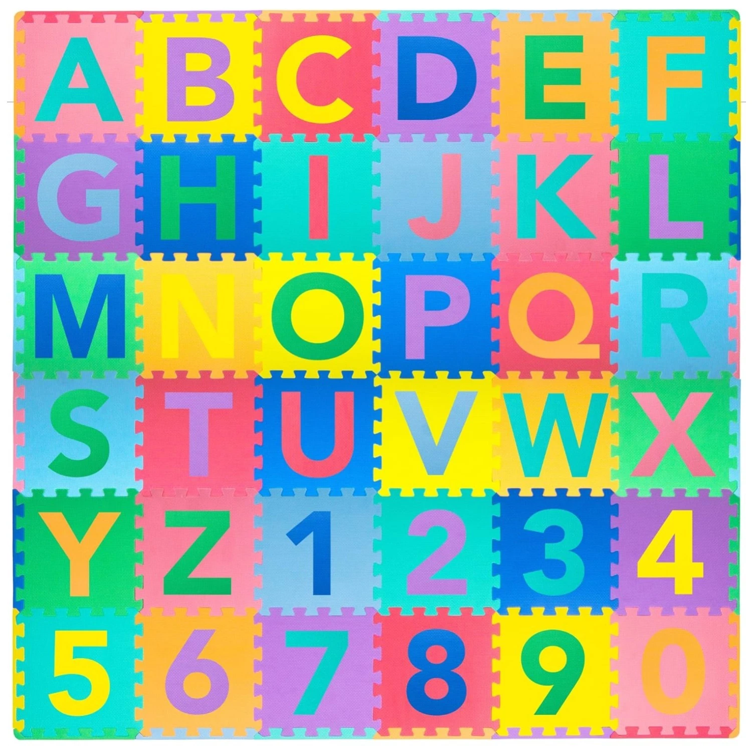 Kids Alphabet Play Mat, 36 Tiles, 12x12 Inches`
Opens in a new window or tab