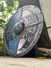 Medieval viking shield Handmade Round wall hanging shield