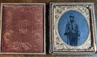 1/6th plate Ambrotype Armed Civil War Confederate Soldier Possibly From Texas