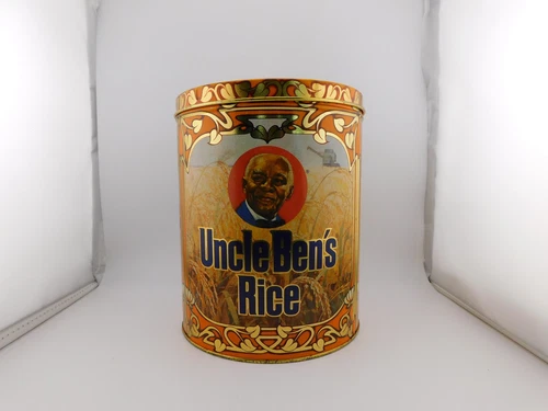 Vintage Uncle Ben's Rice Tin Canister 40th Anniversary 1983 Limited Edition Deco