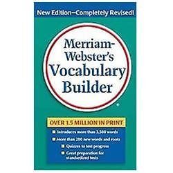 Merriam-Webster’s Vocabulary Builder - Perfect for pre- paperback, 9780877798552