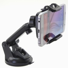Dash Car Mount Windshield Holder Telescopic Cradle Swivel Dock for Cell Phones
