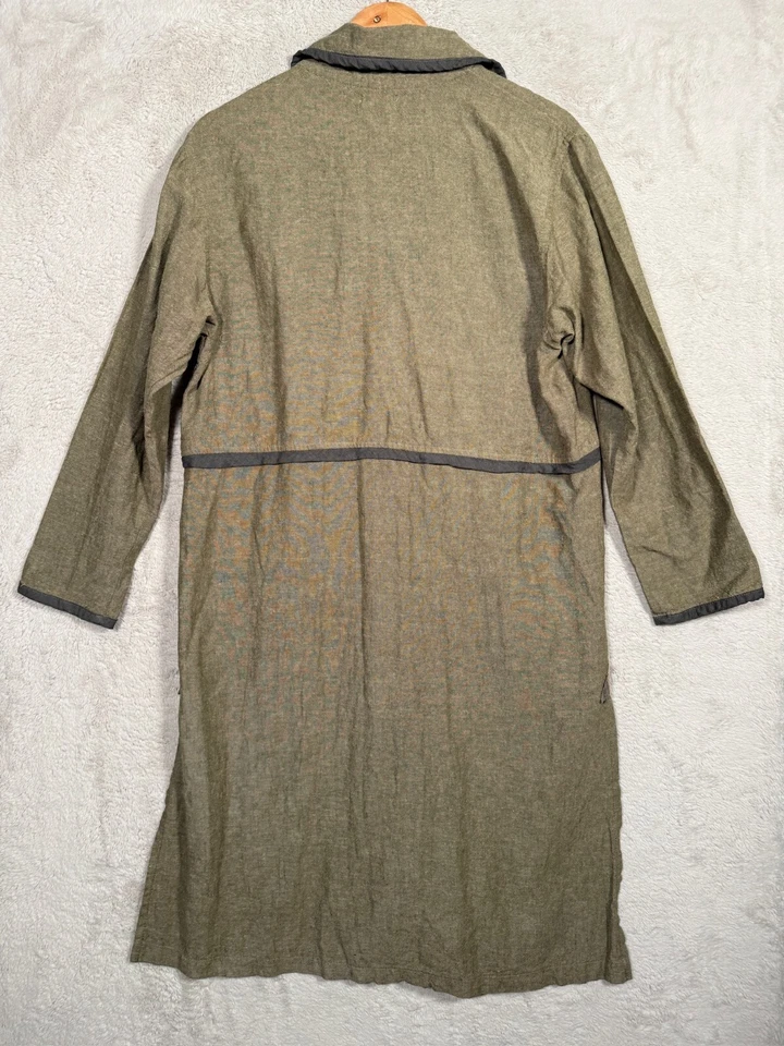 Maxi Vestido Vintage Hecho en EE. UU. Bodil Para Mujer Talla L/XL Verde Foto 2 de 4