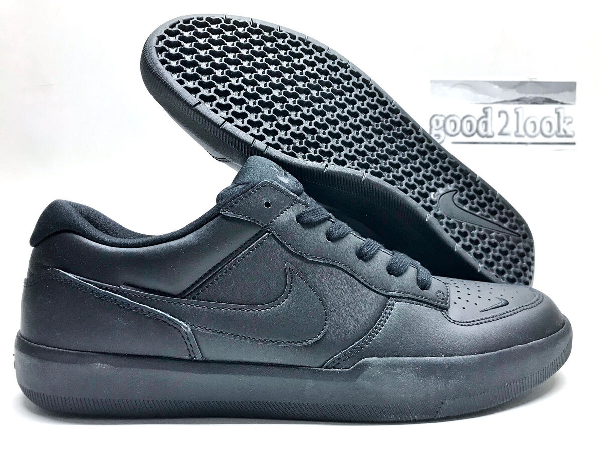 NIKE SB FORCE 58 PRM L SKATEBORDING TRIPLE BLACK SIZE MEN'S NIKE SB FORCE 58 PRM L SKATEBORDING TRIPLE BLACK SIZE MEN'S