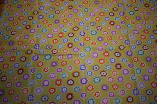 KAFFE FASSETT AURICULA GP52 LIME CHARTREUSE 100% COTTON FABRIC OOP FAT QUARTER - 第 3/7 張圖片