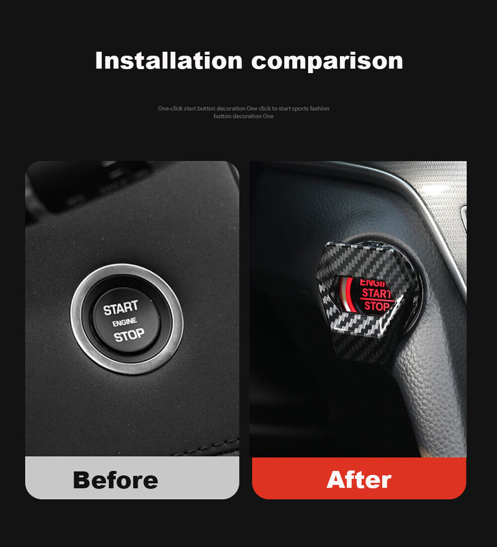 Car One-click Start Button cover Decorative Protective Cover For