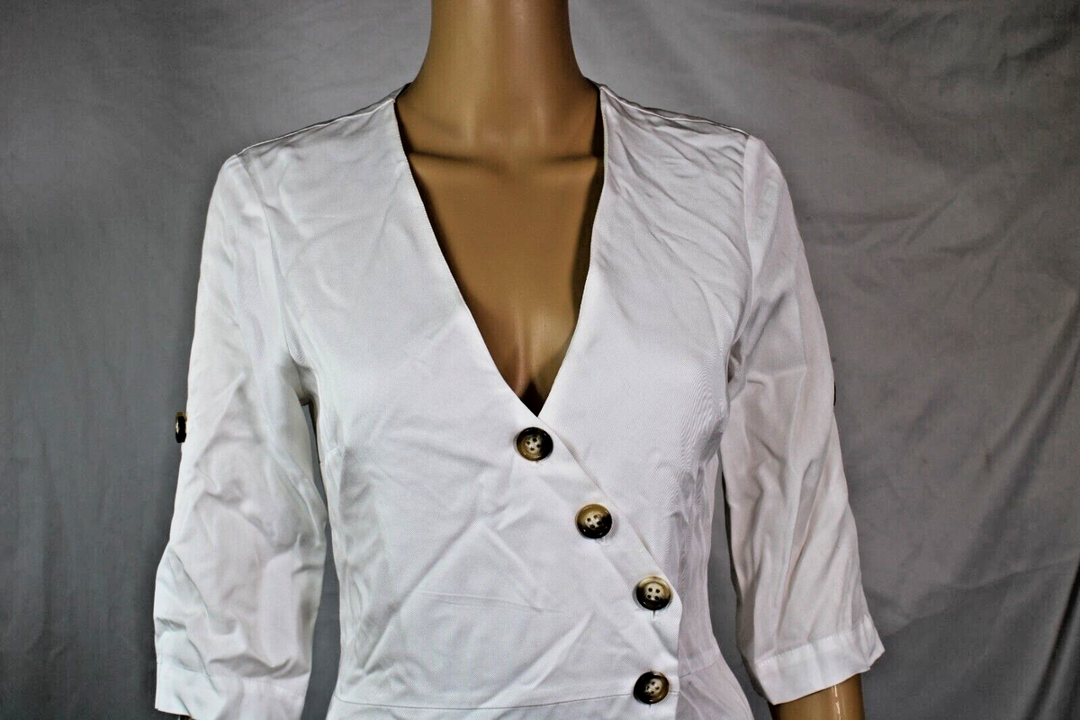 ZARA TRF COLLECTION White Maxi Button Up Dress | eBay ZARA TRF COLLECTION White Maxi Button Up Dress | eBay