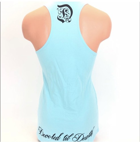 Workout Damen Fitness blau Razorback Tank Top Gr. Small - Bild 2 von 8
