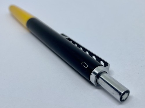 Rare Vintage MONTBLANC Carrera 570 4 Color Ballpoint Pen - Yellow & Black - Picture 2 of 16