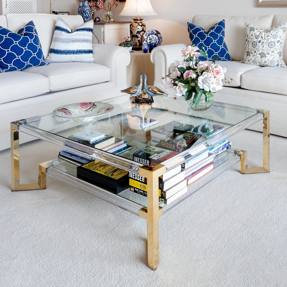 长方形玻璃桌面透明钢化1/2英寸厚带平抛光边 — 第 4/4 张图片