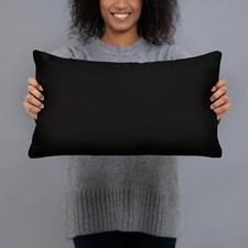 Basic black Pillow