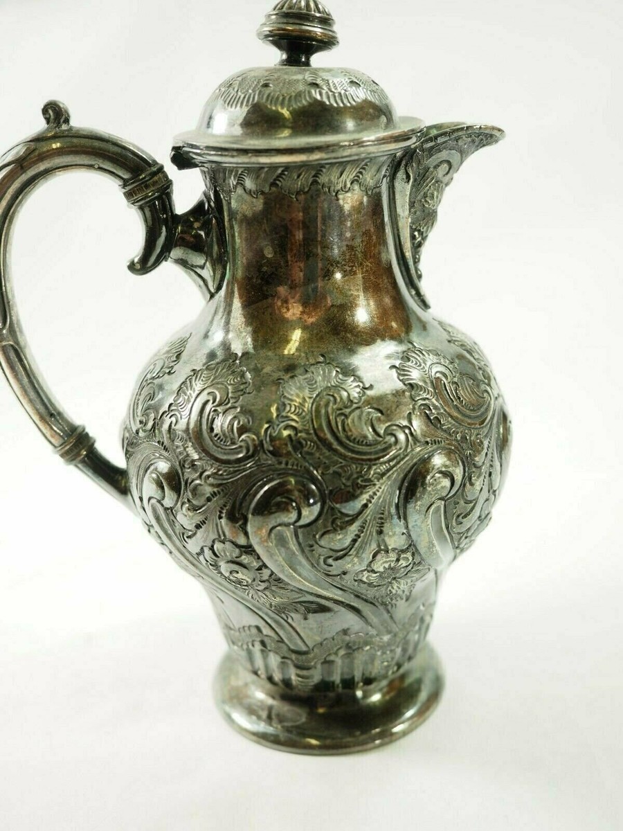 Victorian Atkin Brothers Sheffield England Ornatly Embossed Silver