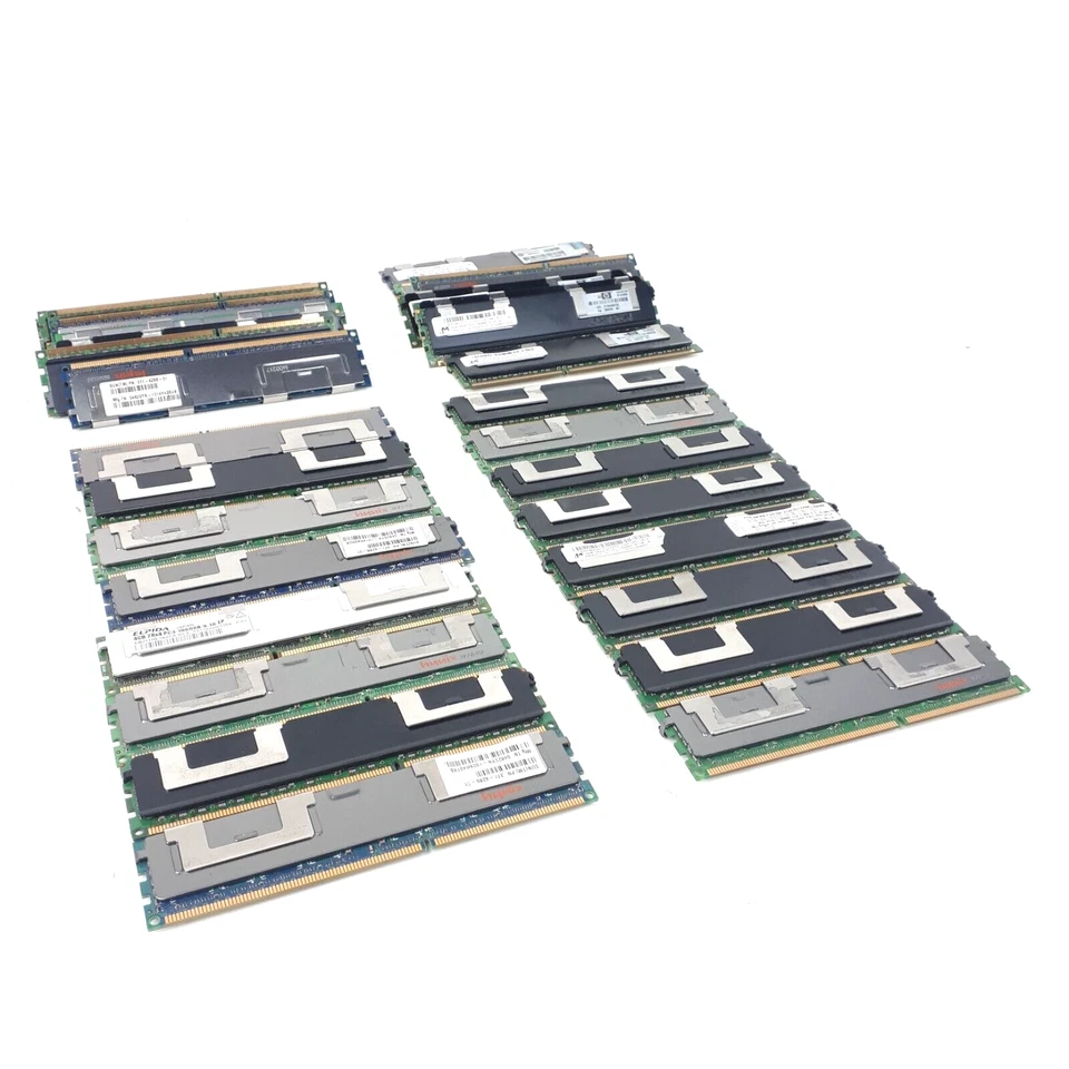 Mixed 4GB 2RX4 PC3-10600R DDR3 HP Hynix Server RAMs Lot of 31 E5066 - Image 3 of 4